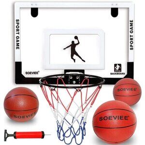 Large Basketball Hoop for Kids & Adult Indoor Basketball Hoops on Door & Wall